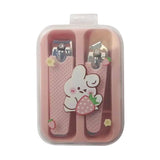 Set Manicure 2 pz. - Cute Cartoon Strawberry Bunny