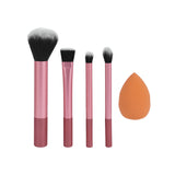 Set per trucco - pennelli e spugna (5 pezzi)