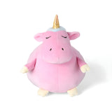 Peluche Rotondo Unicorno Viola